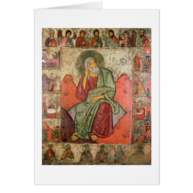 The Prophet Elijah, Pskov School (panel) (Front)