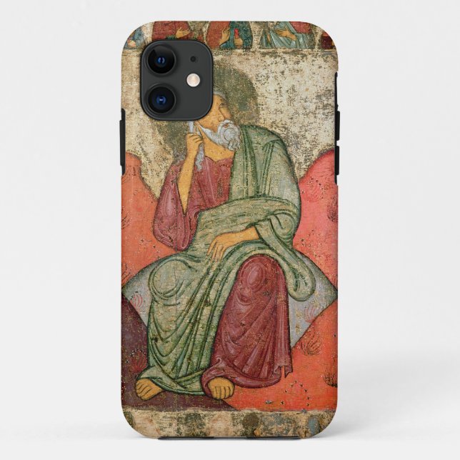 The Prophet Elijah, Pskov School (panel) Case-Mate iPhone Case (Back)