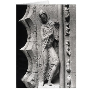 The prophet Isaiah unrolling a phylactery