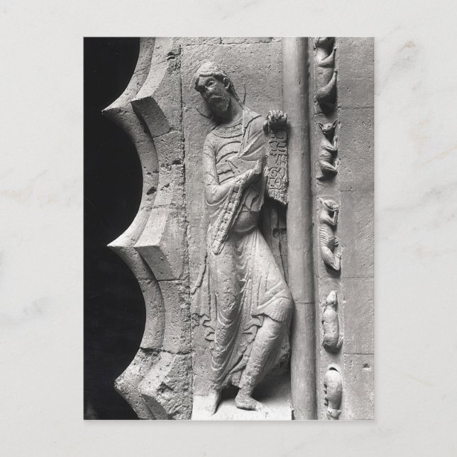 The prophet Isaiah unrolling a phylactery Postcard (Front)