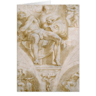 The Prophet Jonah and Two Destroyed Lunettes