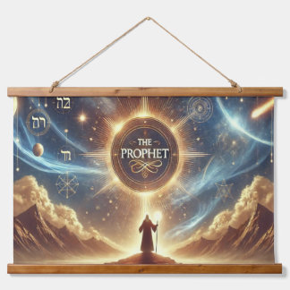 The Prophet' Sacred Wall Tapestry: Divine Ambiance Hanging Tapestry