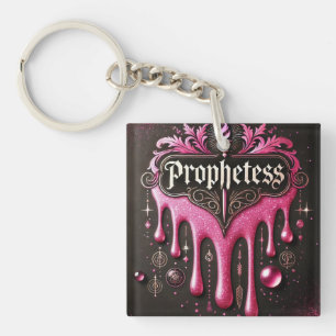 'The Prophetess' Acrylic Keychain: Clear Identity, Keychain