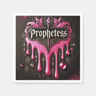 The Prophetess' Paper Cocktail Napkins: Faith, Fem Napkin