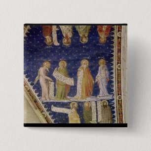 The Prophets Ezekiel, Jeremiah 2 Inch Square Button