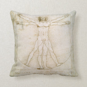 The Proportions of the human figure Throw Pillow
