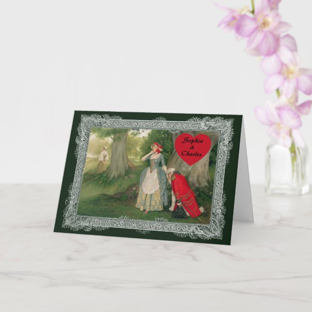 The Proposal by Sir James Dromgole Linton Card (Orchid)