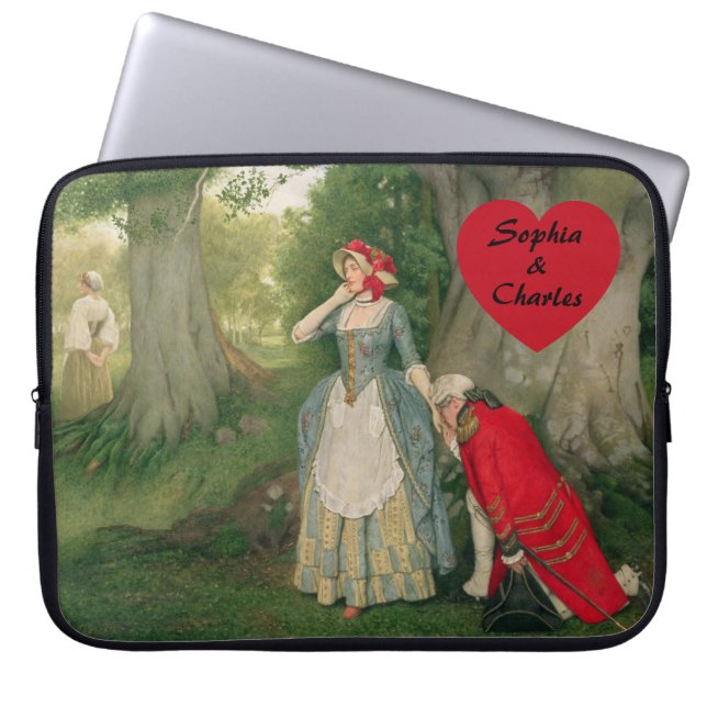The Proposal by Sir James Dromgole Linton Laptop Sleeve (Front)