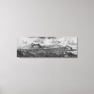 The Prospect of Edinburgh from the North Canvas Print