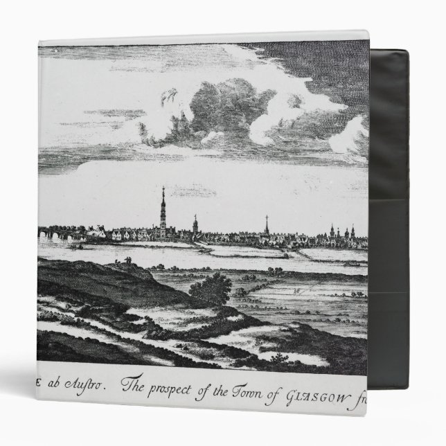 The Prospect of the Town of Glasgow Binder (Front/Inside)