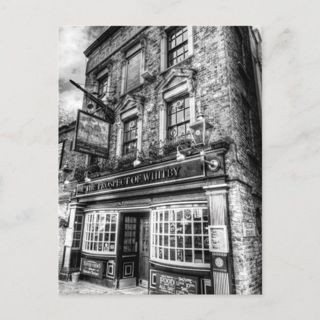 The Prospect of Whitby Pub London Postcard (Front)