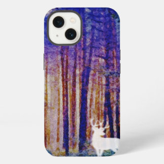 The Protector - White Stag in a Mystical Forest iPhone 13 Case