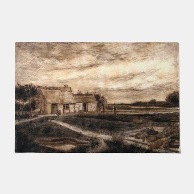 The Protestant Barn - Van Gogh Floor Mat (Front)