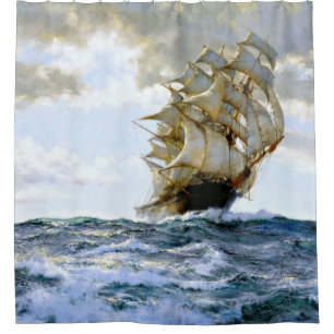 The Proud Ship Painting By Montague Dawson