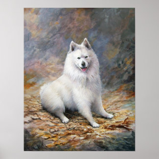 'The Pround Samoyed' -Canvas Print