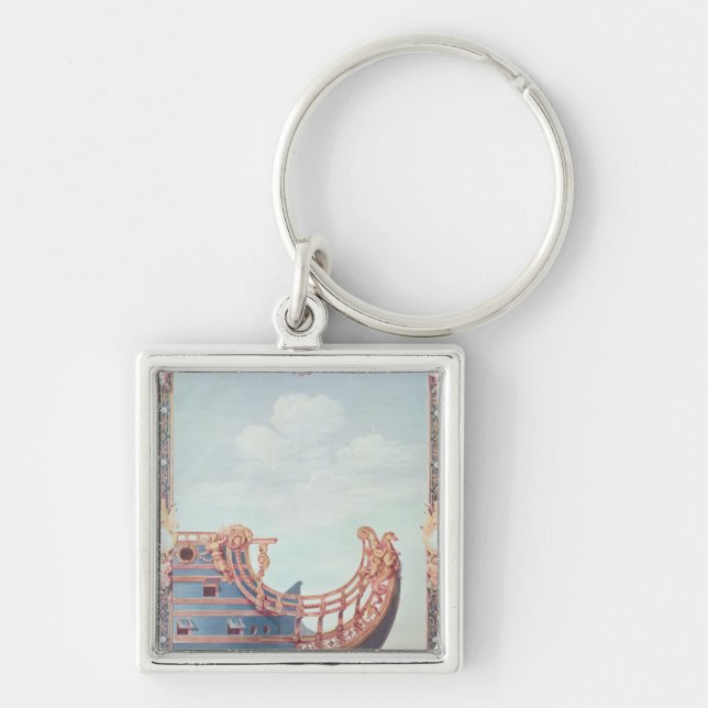 The Prow of 'Le Soleil Royal' Keychain (Front)