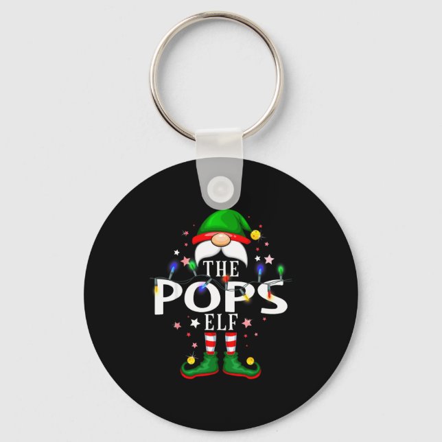 The Ps Elf Christmas Family Pajama Party  Keychain (Front)