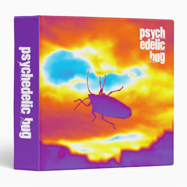 The Psychedelic Bug (1.5in) Binder (Front/Spine)
