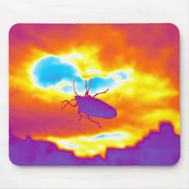 The Psychedelic Bug Mouse Pad (Front)