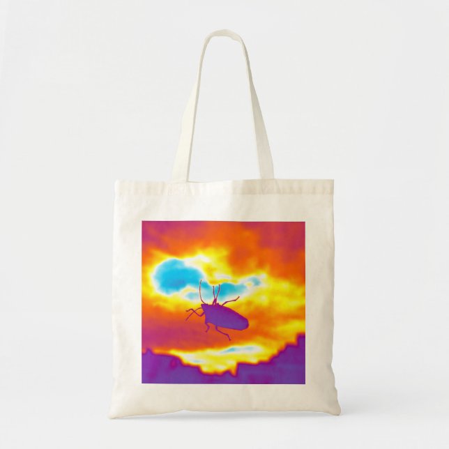 The Psychedelic Bug Tote Bag (Front)