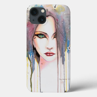 The Psychic Watercolor Modern Art Portrait iPhone 13 Case
