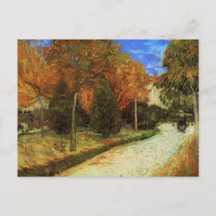 The Public Park at Arles by Vincent van Gogh Postcard
