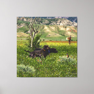 The Pudelpointer  Canvas Print