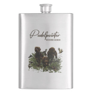 The Pudelpointer    Hip Flask