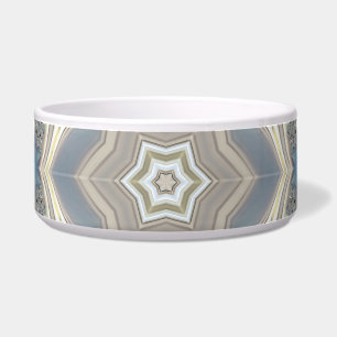 The Pulse of a Fractal Dream Ceramic Pet Bowl