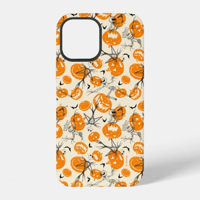 The Pumpkin King Halloween Pattern iPhone Case (Back)