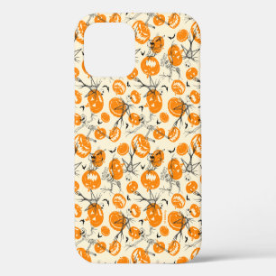 The Pumpkin King Halloween Pattern iPhone 12 Case