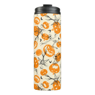 The Pumpkin King Halloween Pattern Thermal Tumbler