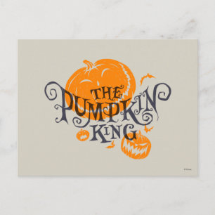 The Pumpkin King Pumpkin Graphic Postcard
