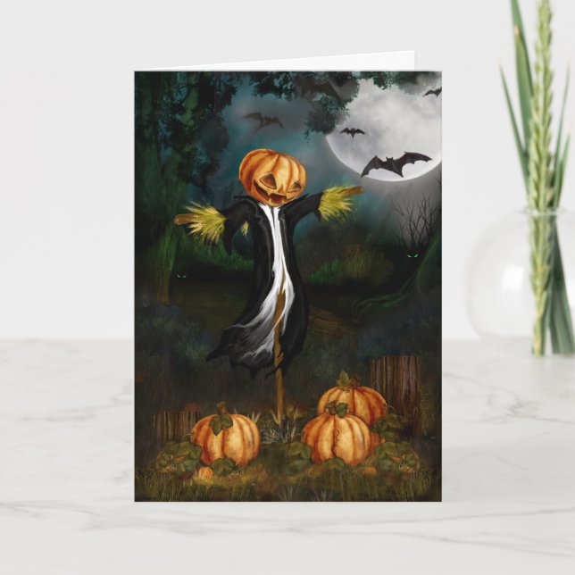 The Pumpkin Patch Halloween Card (Front)