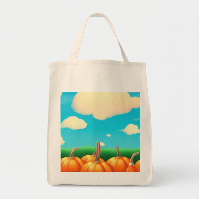 The Pumpkin Patch Tote Bag (Front)