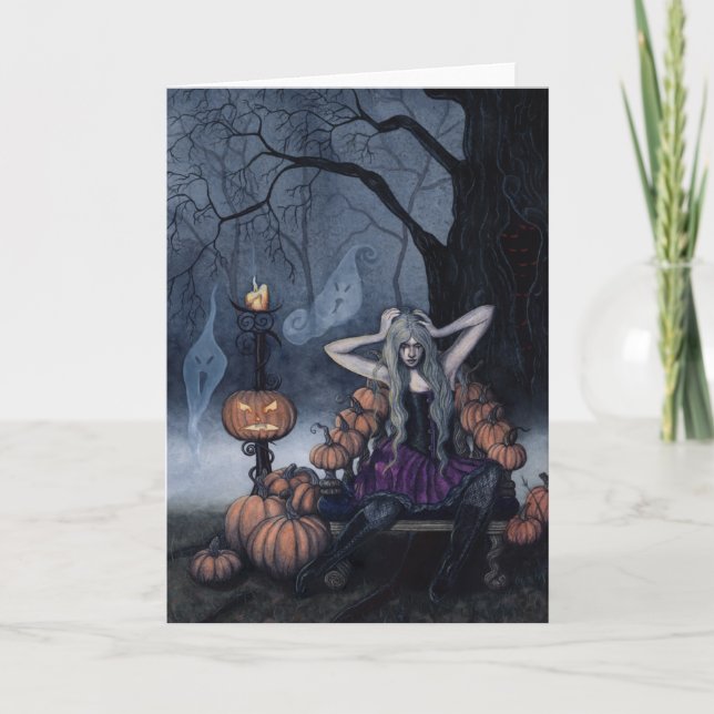 The Pumpkin Queen card (Front)