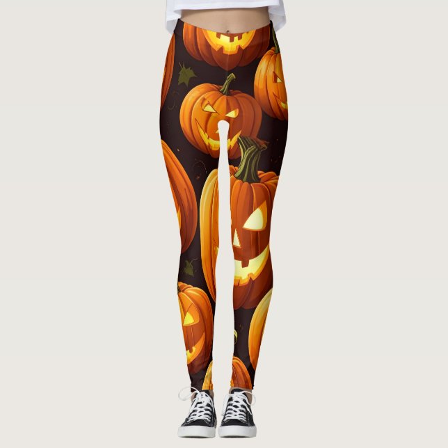 The Pumpkin Riot Leggings (Front)