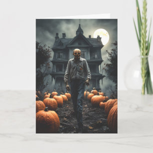 The Pumpkin Seller Halloween Card