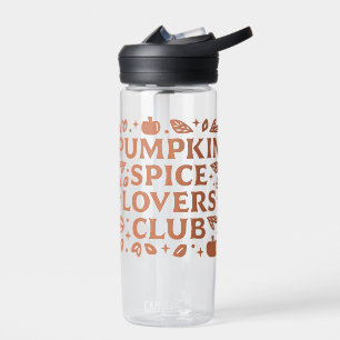 The Pumpkin Spice Lovers Club Water Bottle