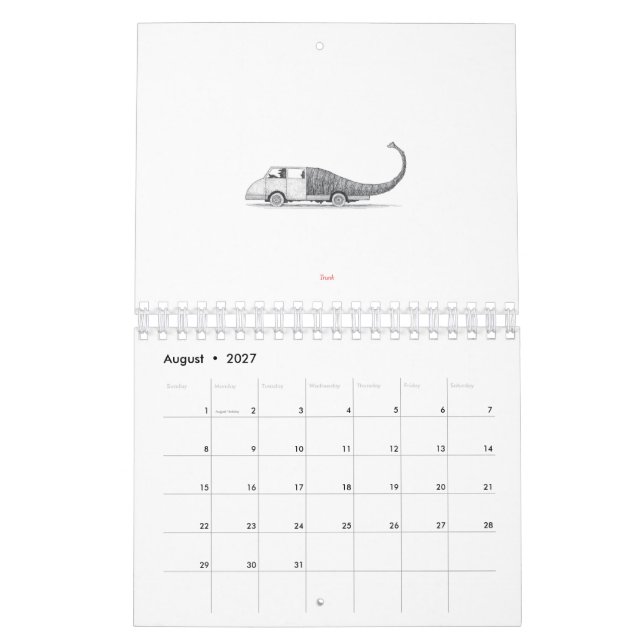 The Pundamentalist's Punny Animals Calendar (Aug 2027)