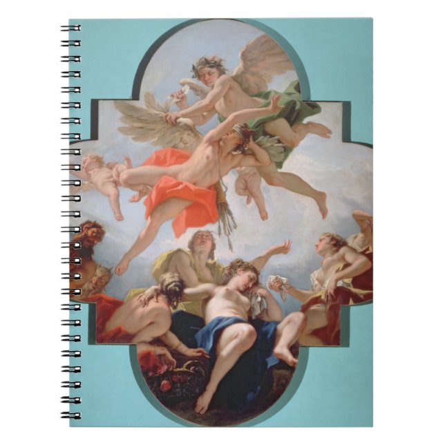 The Punishment of Cupid (oil on canvas) Notebook (Front)
