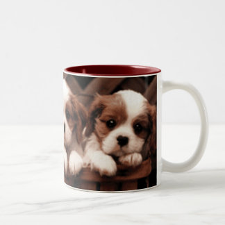 The Puppies Two-Tone Coffee Mug