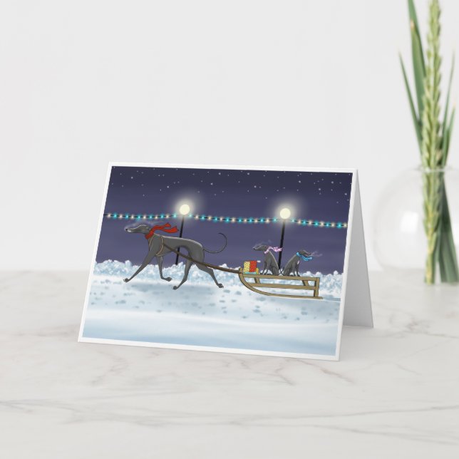 The Pups First Christmas Holiday Card (Front)