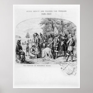 The Purchase of Manhattan Island, September 1626 Poster