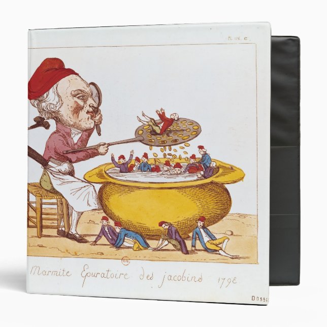 The Purifying Pot of the Jacobins, 1793 Binder (Front/Inside)