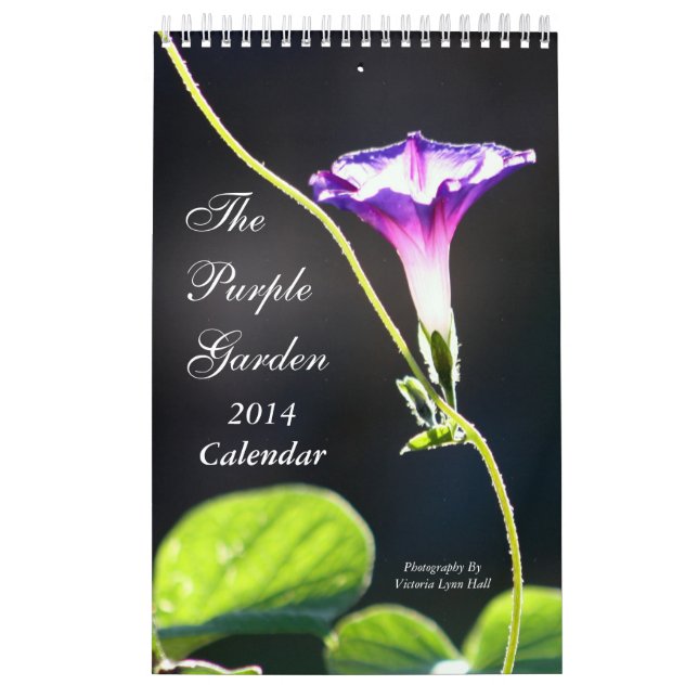 The Purple Garden 2014 Calendar (Cover)