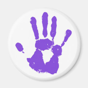 The Purple Hand Magnet