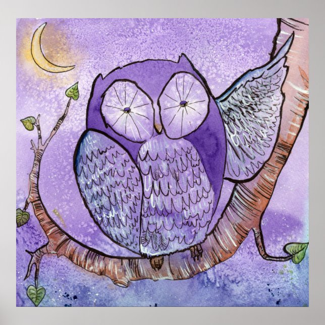 The Purple Owl Poster (Front)