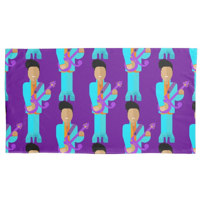 The Purple Pixie – Funk Legend Pillowcase (Front-Left)