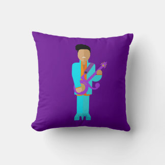 The Purple Pixie – Funk Legend Throw Pillow